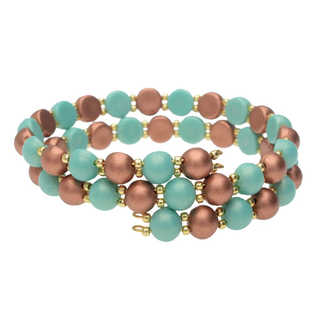 Costa Rica Memory Wire Bracelet
